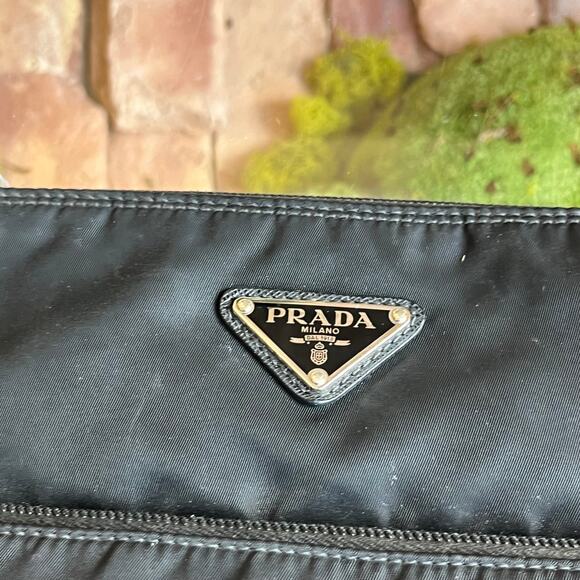 PRADA Messenger Black Nylon Messenger Bag - Picture 12 of 12